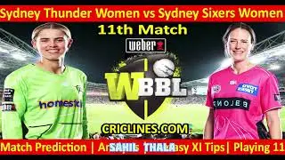 Sixers_w vs Thunder_w #11thbigbash leaguewomen#TossWinner#match#predit#toss#cricket#tips#cricket#tod