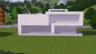 Modern House, Bachelor´s Home. THE SIMS 3