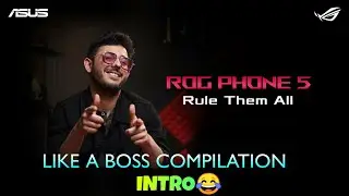 Carry minati Asus rog 5 unboxing funny intro😂😂
