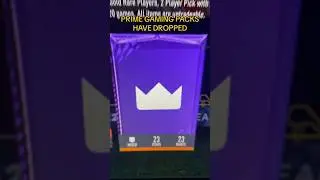 PRIME GAMING PACKS ARE HERE #shorts #fifa23 #primegaming