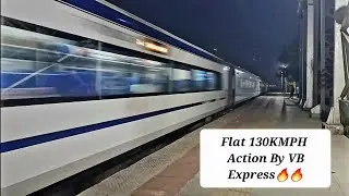 Speeding Vande Bharat Express Breaking The Silence Of Umroli Railway Station By Continue Honking IR