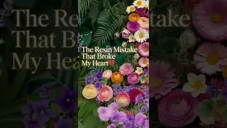 Resin Curing Nightmare! My Secret Garden Ruined 💔