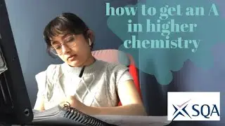 how to get an A in higher chemistry | my top 5 resources #sqa #higherchemistry #study