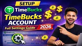 TimeBucks Account Settings | Complete Setup Guide | Earn Money Online | 2026