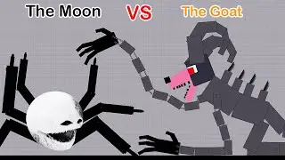 THE GOAT VS THE MOON Who Is Stronger ??? People Playground