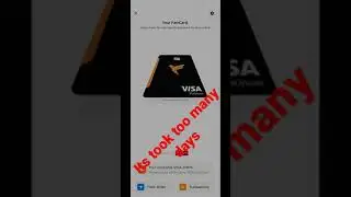 Fampay visa card. First Look. It's took too many days.