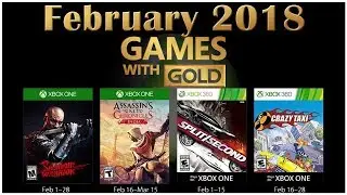 Xbox Live Games With Gold February 2018