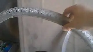 Безвоздушная шина на ригу-7 и звук мотора.