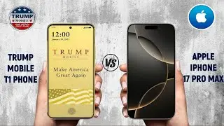 Trump Mobile T1 Phone vs Apple iPhone 17 Pro Max | Leaks || Full Comparison ⚡ Which one is Best.....