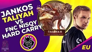G2 Jankos Plays Taliyah vs FNC Nisqy Hard Carry | LoL Pro Gameplay | EU Challenger