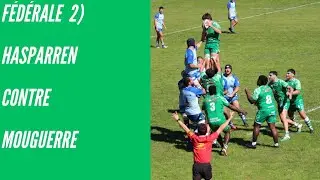 Rugby/ Fédérale 2 ) poule 6) Hasparren contre Mouguerre 2024