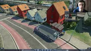 Transport Fever-обзор мода автобус Sisu SB-10