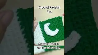 crochet flag #crochet #crochetpatterns #knitting #shorts