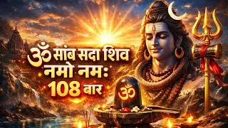 ॐ सांब सदा शिव नमो नमः | 108 बार शक्तिशाली मंत्र 🔱 मनोकामना पूर्ति | Mahadev Mantra
