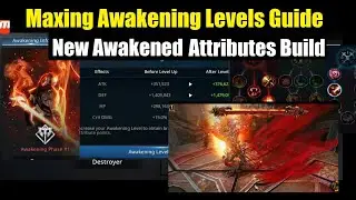 Darkness Rises Maxing Awakening Level & Testing New Awakened Attributes Builds
