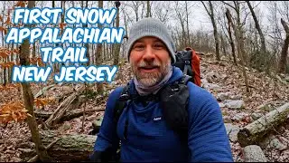 Appalachian Trail weekend in New Jersey // First snow