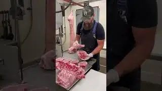 🐖Watch us break down a whole pig! Find the full video on our YouTube Channel. #shorts #pig #pork