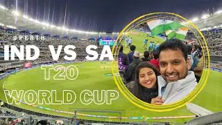 India vs South Africa  T20 Worldcup Match 2022 | Optus Stadium | Perth | Australia Telugu Vlogs