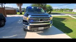 ILMODS - 2017 Toyota Tundra - Feniex Lights & Siren Installed, Typhoon Handheld Fusion T3s