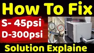 AC High Discharge Pressure Problem | Easy Fix Why AC Pressure Increases  HVAC Explanation tips learn