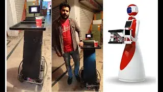 Smart Waiter Robot with Order tracking and Food Delivery | Arduino Smart Restaurant Waiter Robot