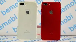 Копия iPhone 7 Plus Red - видео обзор китайской копии в красном цвете!