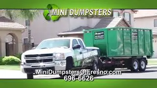 Mini Dumpsters of Fresno, Dumpster rentals. ABC 30 Action News Commercial