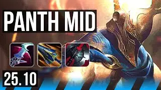PANTHEON vs GALIO (MID) | EUW Master | 25.10