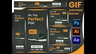 You Will get Fantastic  Animated Web Banner Google Ads Banner Designers