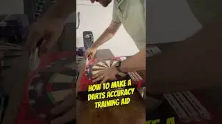 How to Make a #Darts Treble 20 Accuracy Training Aid
