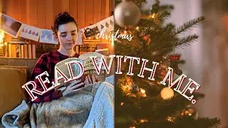 1 HOUR FESTIVE READ WITH ME //  let's read and relax during the holiday season