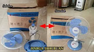 Cara Memasang Kipas Angin Meja Sanex 12