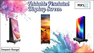 Pixelated Foldable Display Board Demo