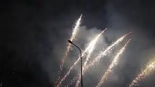 Conclusione dei festeggiamenti di Santa Fortunata 2019 - fuochi piromusicali in contrada San Marco