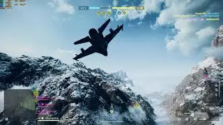 【BF6 攻撃機】 Attack Jet F-61V 73KillStreak on Liberation Peak Conquest 【BattleField 6】