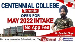 Centennial College - May 2022 Intake