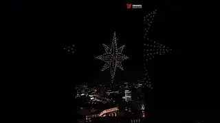 Drone show in Yerevan by Dronico #NewYearLights #HolidaySeason #YerevanChristmasTree