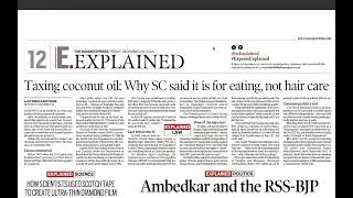 What is Common Parlance Test used by SC for coconut oil categorisation ? #upsc #ias #judiciary