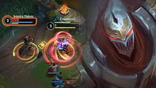 WILD RIFT ZED ONE DEATH CHALLENGE IN SEASON 5 (UNCUT) GAMEPLAY