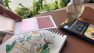 Trying Viviva Metallic Colorsheets ✨ Portable Shimmer Watercolors