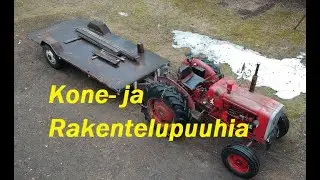 Jalka traktorin peräkärryyn
