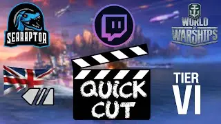 World of Warships - Quick Cut: Tier VI Premium British Battleship HMS Warspite (Ranked Gameplay)
