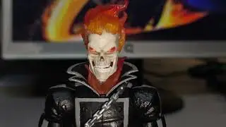 Marvel Legends Retro Ghost Rider Action Figure Review In Hindi #ghostrider #marvel #actionfigures 