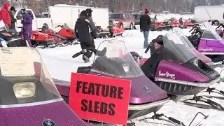 Northwoods Adventure: Vintage Scorpion Snowmobiles Return to Crosby