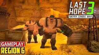 Last Hope 3 Sniper Zombie War - Region 6 Gameplay (Android)