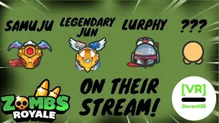 Killing Twitch Pros on Their Stream in ZombsRoyale.io | [VR] Durant35