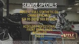 Service Specials at Apple Chevy