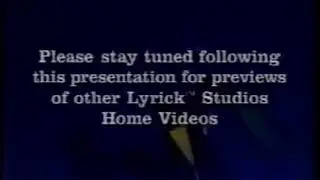 Lyrick Studios Stay Tuned bumper without voiceover [Extremely Rare]