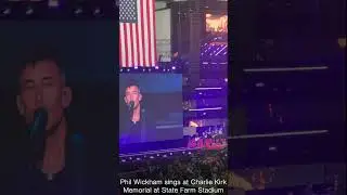 Phil Wickham plays at Charlie Kirk Memorial #charliekirk #philwickham #charliekirkmemorial #viral