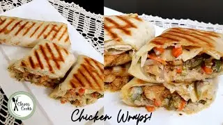 Delicious and Easy Chicken Tortilla Wraps Recipe - Chicken Wrap Recipe || Clever Cooks ||